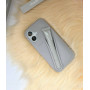 Стильний чохол Rhode Lip Case з блиском для губ на iPhone 16 — сірий